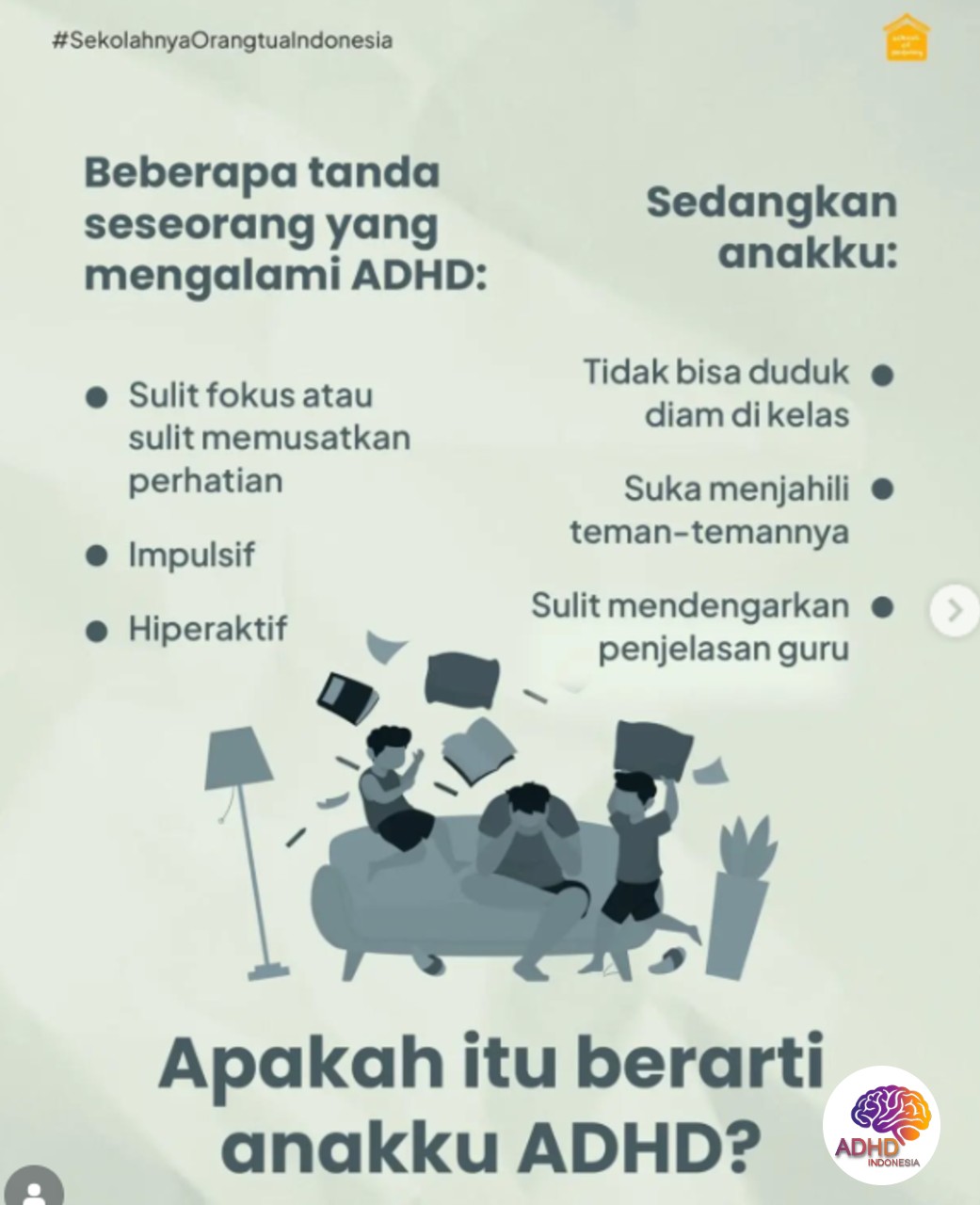 Ciri dan Gejala ADHD pada Anak Usia Dini di Kabupaten Sigi